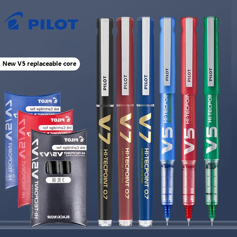 Pilot Pen V5 - Bolígrafos Rollerball Pilot recargables V5/V7, suministros