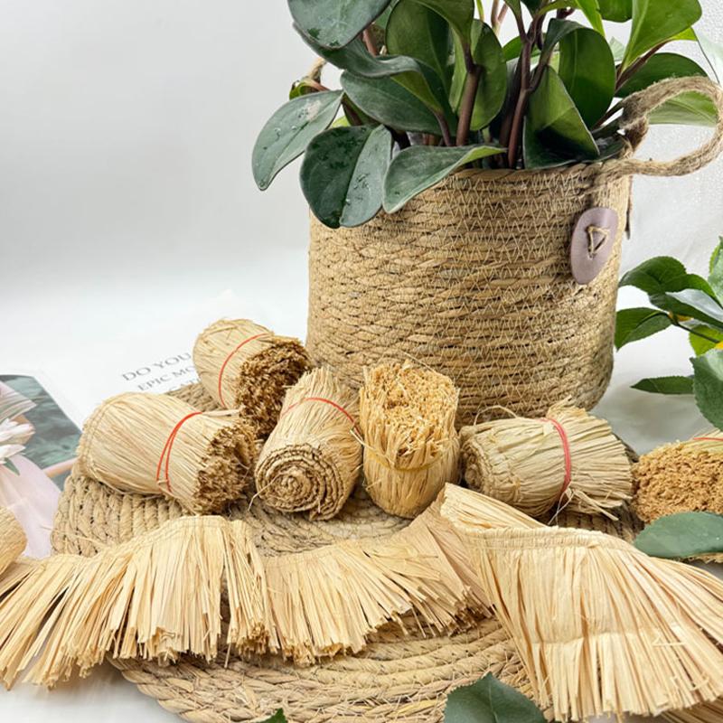 Tassel Fringe Trim - Guirnalda de Rafia Natural para Boda,