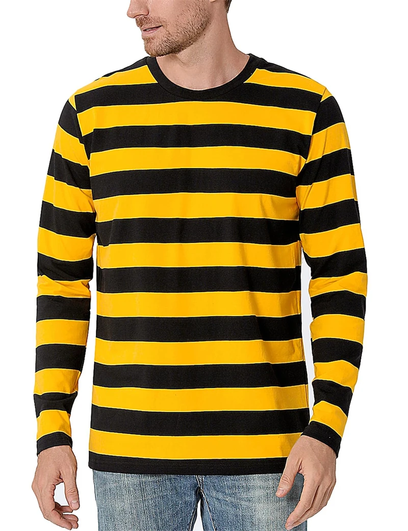 Embellish Knit - Camiseta de manga larga para hombre