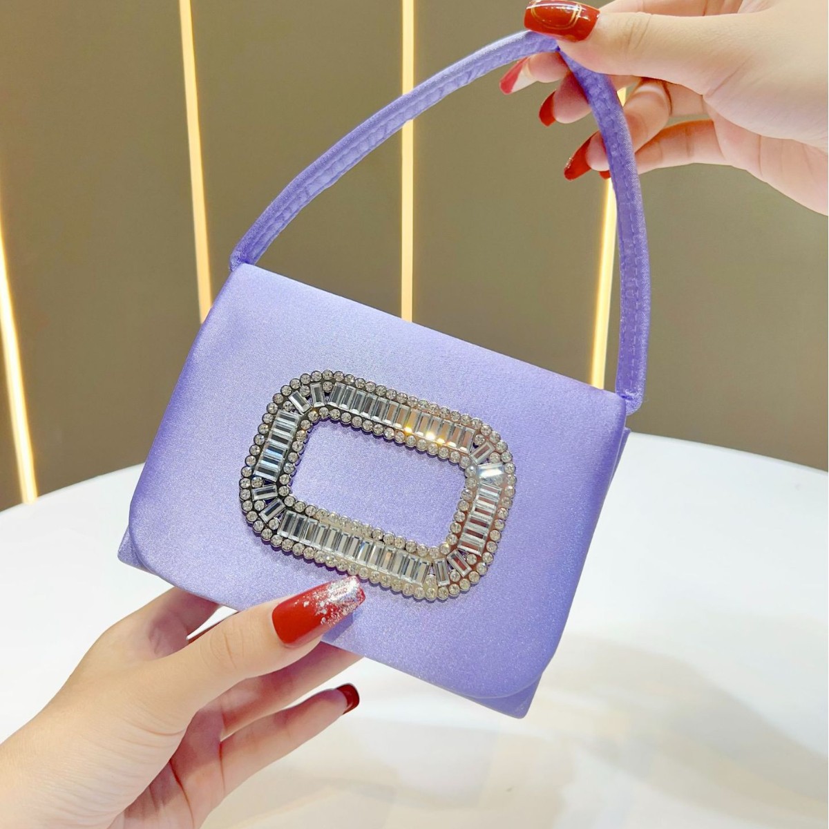 Mini bolso cuadrado de lujo pa - Tassel Fringe Trim reseña y precio