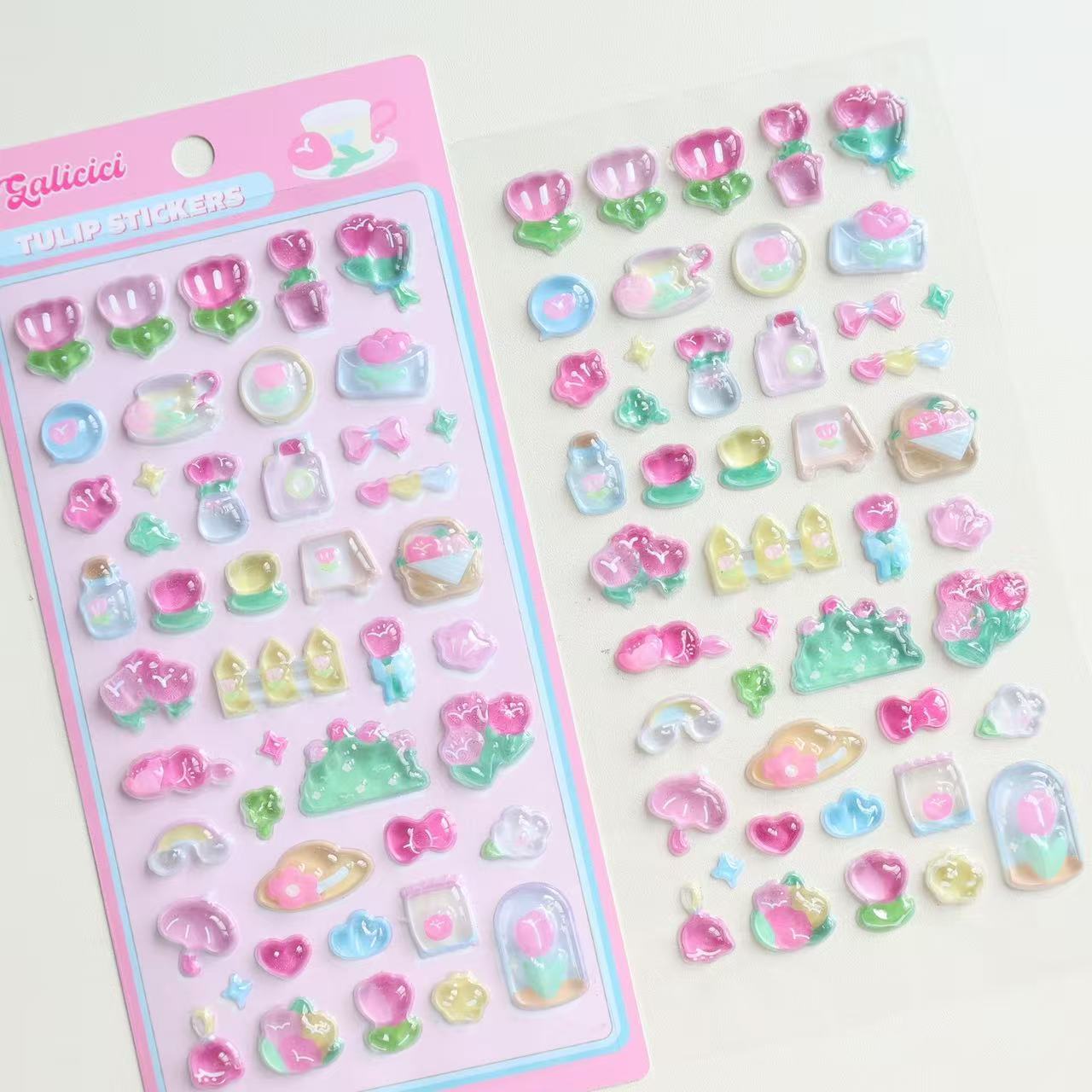 1PC/3PC Adhesivo de cristal co - Embellishments For Scrapbooking reseña y precio