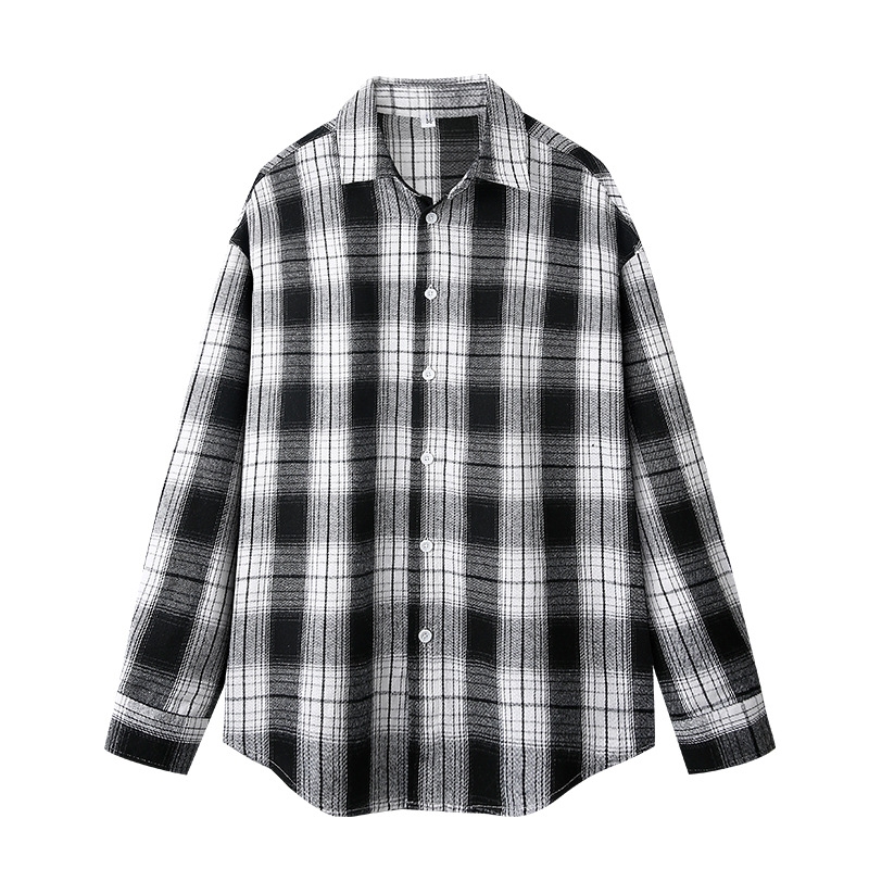 Camisa de cuadros unisex, con  - Embellish Knit reseña y precio
