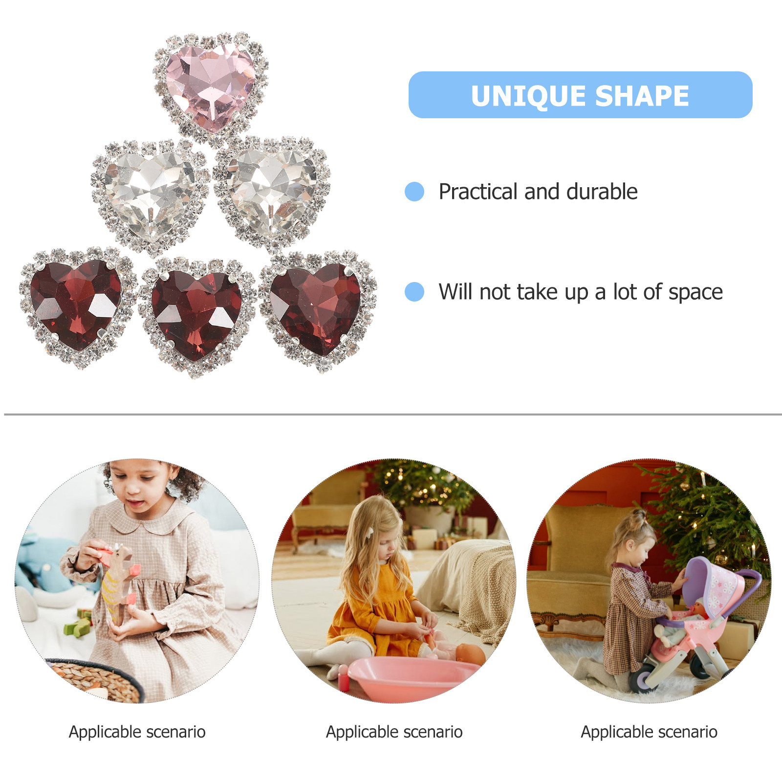 30 piezas de adornos de crista - Embellishment Glue Craft reseña y precio